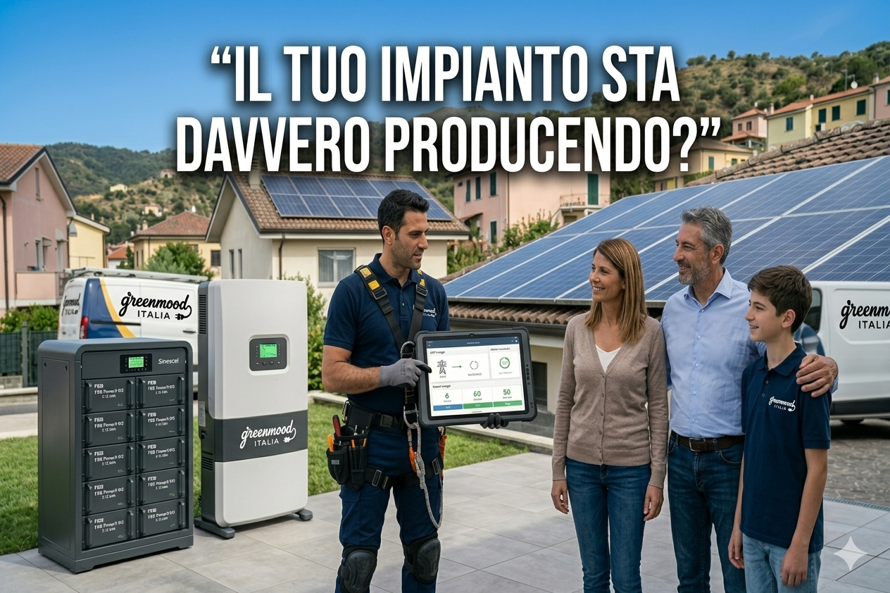 Controllo produzione impianto fotovoltaico