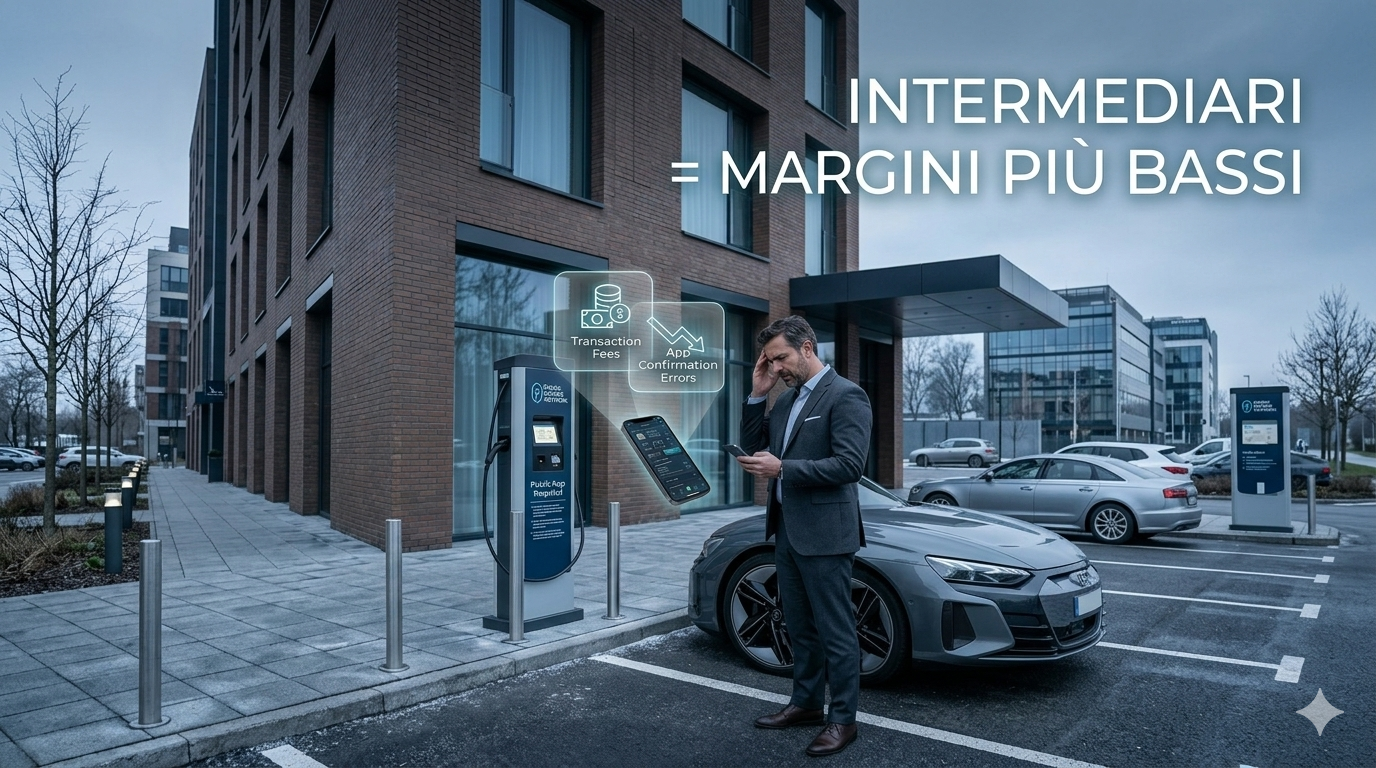 Intermediari guadagnano sulle colonnine ricarica hotel trattenendo commissioni