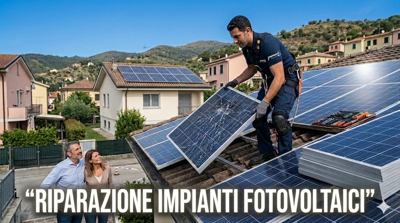 Servizio riparazione impianti fotovoltaici Green Mood