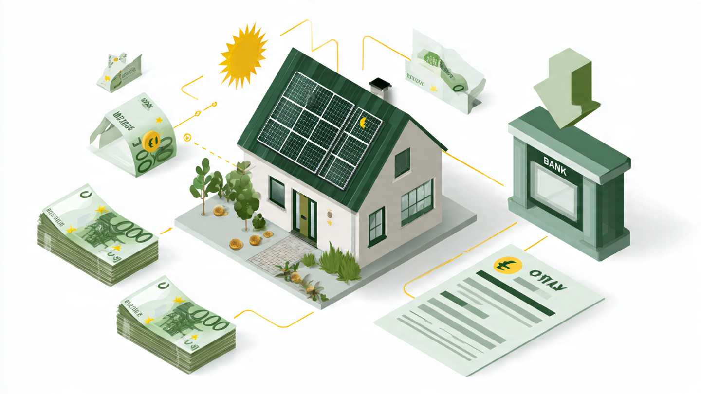 schema fotovoltaico senza anticipo come funziona il pagamento con risparmio