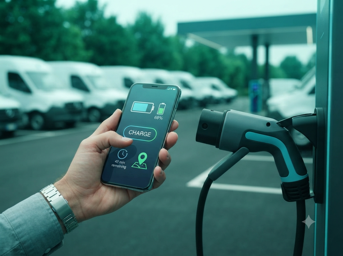 Attivazione ricarica elettrica tramite App da smartphone