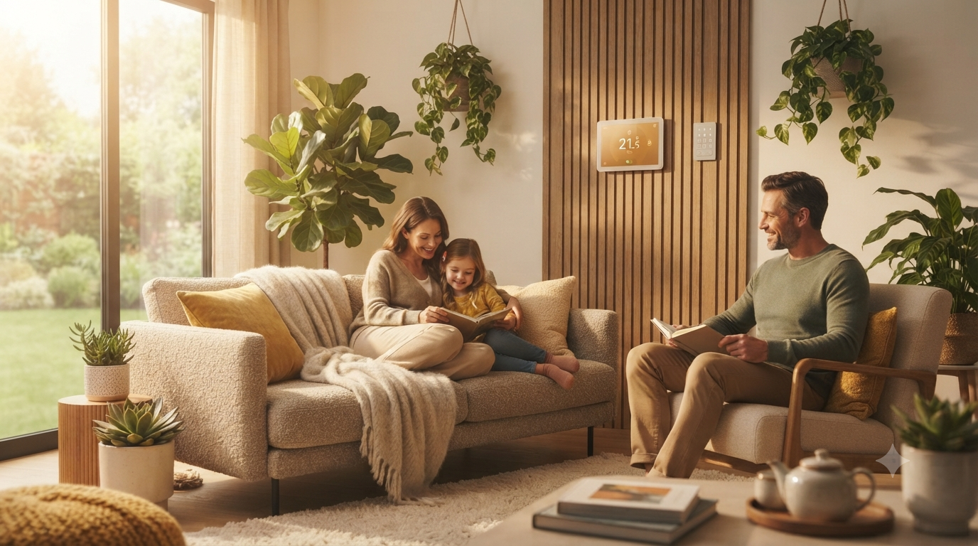 Domotica residenziale Green Mood: controllo smart di clima, luci ed energia in casa