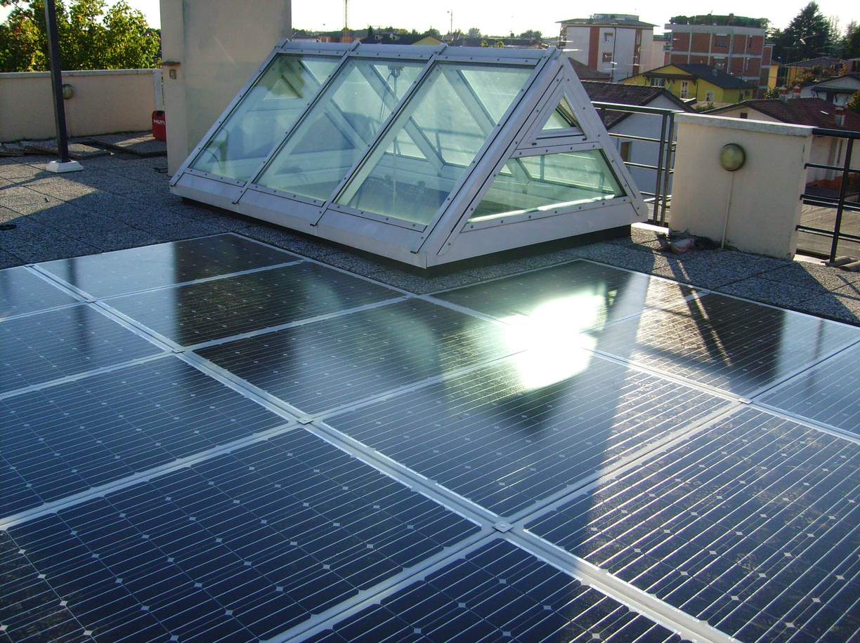 Pavimento fotovoltaico installato
